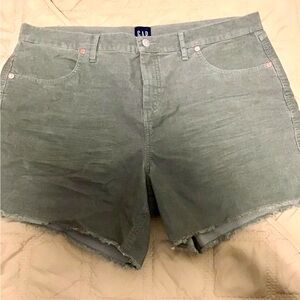 Size 16 Gap Olive Green Corduroy Shorts